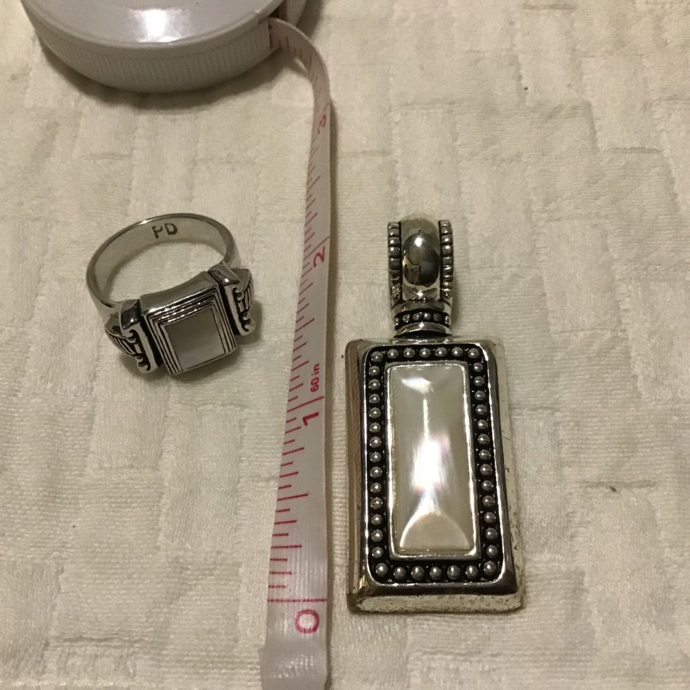 Authentic Premier Design Set, Ring And Pendant - image 2